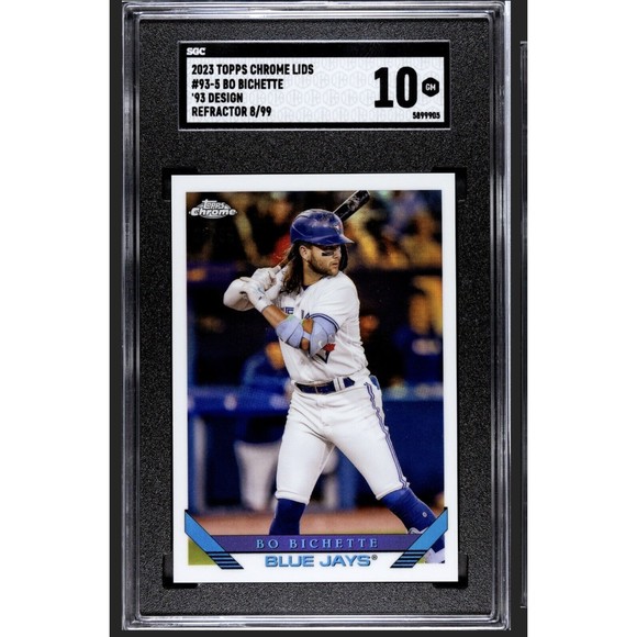 Topps Lids Bo Bichette Refractor /99 - SGC GEM MINT 10 - POP 1 - Picture 1 of 2